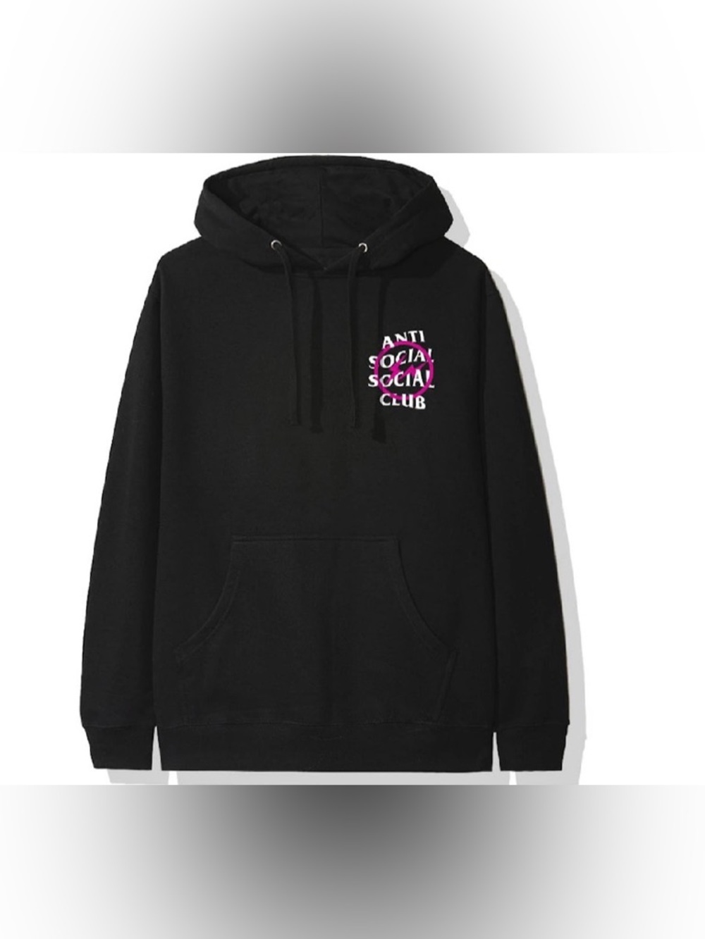 Anti Social Social Club x Fragment Pink Bolt Hoodie